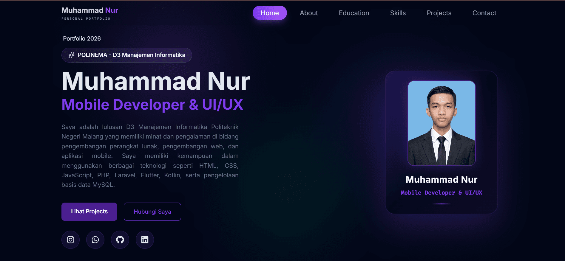 Personal Portfolio Website
